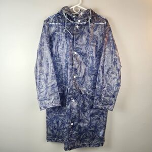 RARE Urban Outfitters Cannabis Leaf Rsin Coat Medium